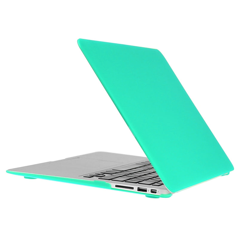 ENKAY for Macbook Air 13.3 inch (US Version) / A1369 / A1466 Hat-Prince 3 in 1 Frosted Hard Shell Plastic Protective Case with Keyboard Guard & Port Dust Plug(Green)