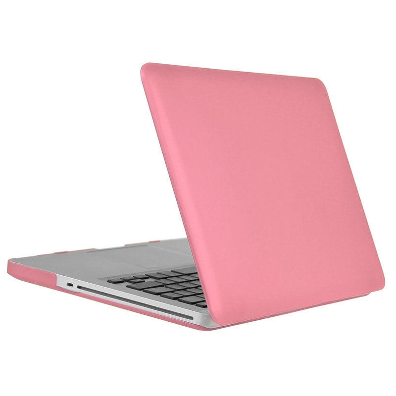ENKAY for Macbook Pro 13.3 inch (US Version) / A1278 Hat-Prince 3 in 1 Frosted Hard Shell Plastic Protective Case with Keyboard Guard & Port Dust Plug(Pink)