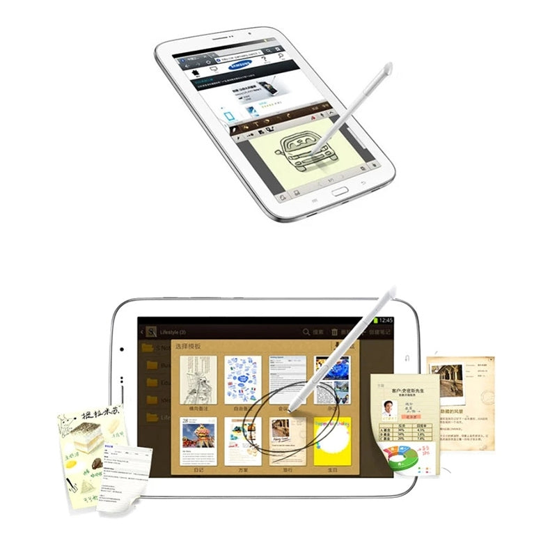 Smart Pressure Sensitive S Pen / Stylus Pen for Samsung Galaxy Note 8.0 / N5100 / N5110(White)