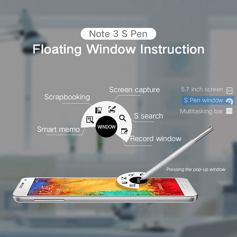 Smart Pressure Sensitive S Pen / Stylus Pen for Galaxy Note III / N9000(Pink)