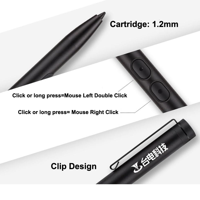 Active Stylus Pen for Teclast X2 Pro / X16 Pro / X16 Power / Tbook16s Tablet PC (S-WMC-0480/S-WMC-2340/S-WMC-2341/WMC0034)(Black)