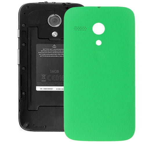 Solid Color Plastic Battery Back Cover for MOTO G / XT1032(Green)