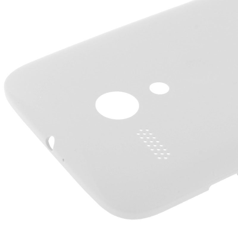 Solid Color Plastic Battery Back Cover for MOTO G / XT1032(White)