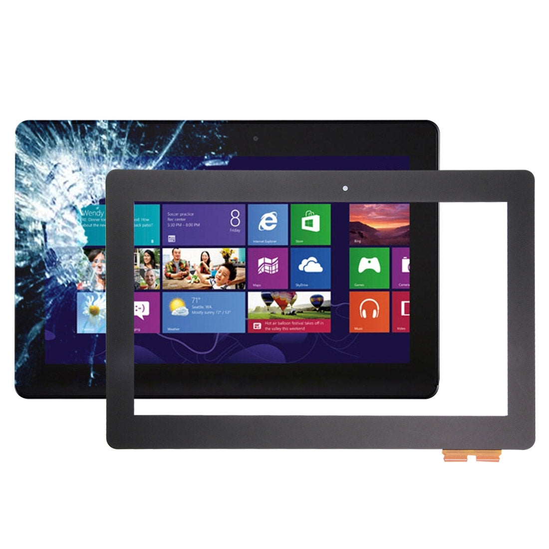 Touch Panel for Asus VivoTab Smart ME400 (5268NC Version)(Black)