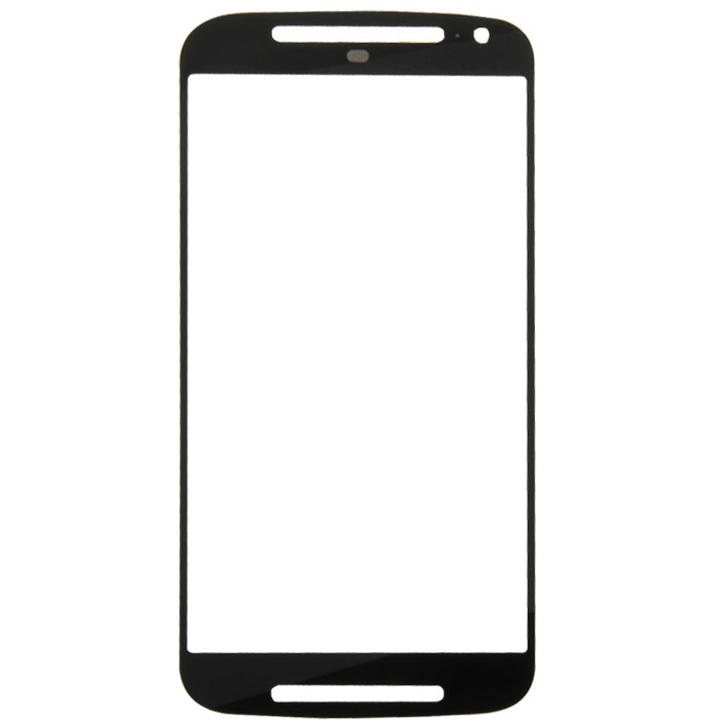 Front Screen Outer Glass Lens for Motorola Moto G (2nd Gen) / XT1063(Black)