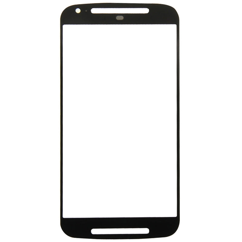 Front Screen Outer Glass Lens for Motorola Moto G (2nd Gen) / XT1063(Black)
