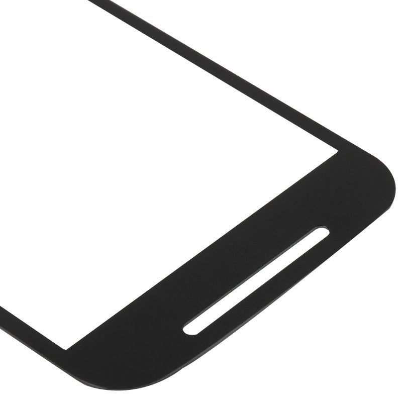Front Screen Outer Glass Lens for Motorola Moto E / XT1021(Black)
