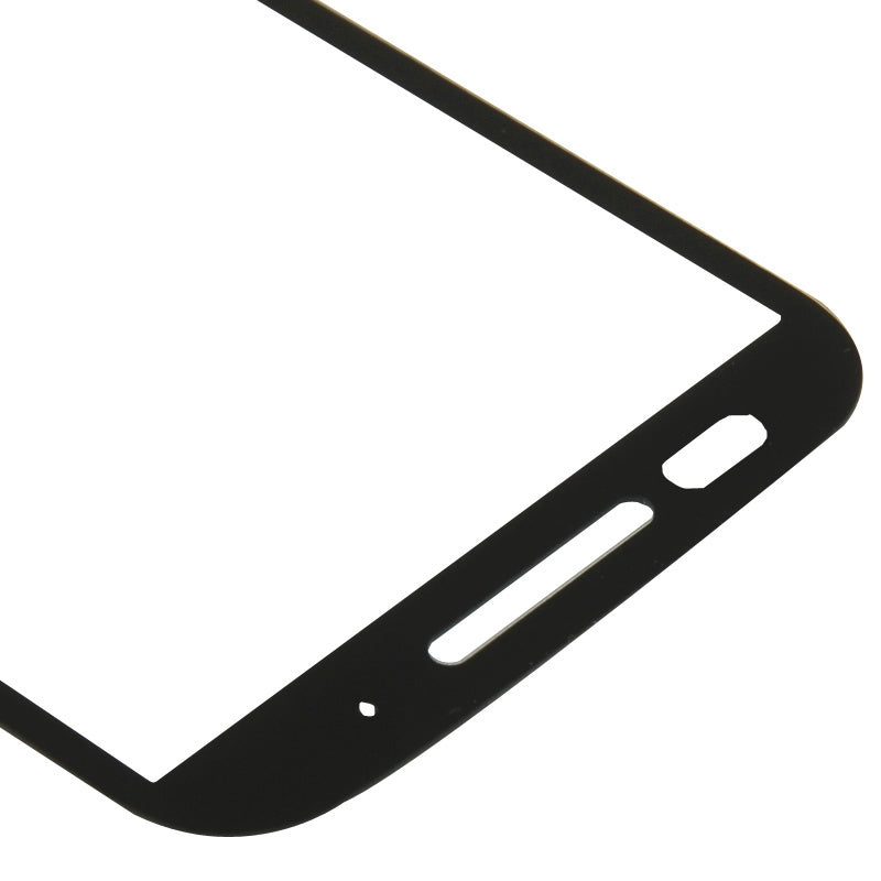 Front Screen Outer Glass Lens for Motorola Moto E / XT1021(Black)