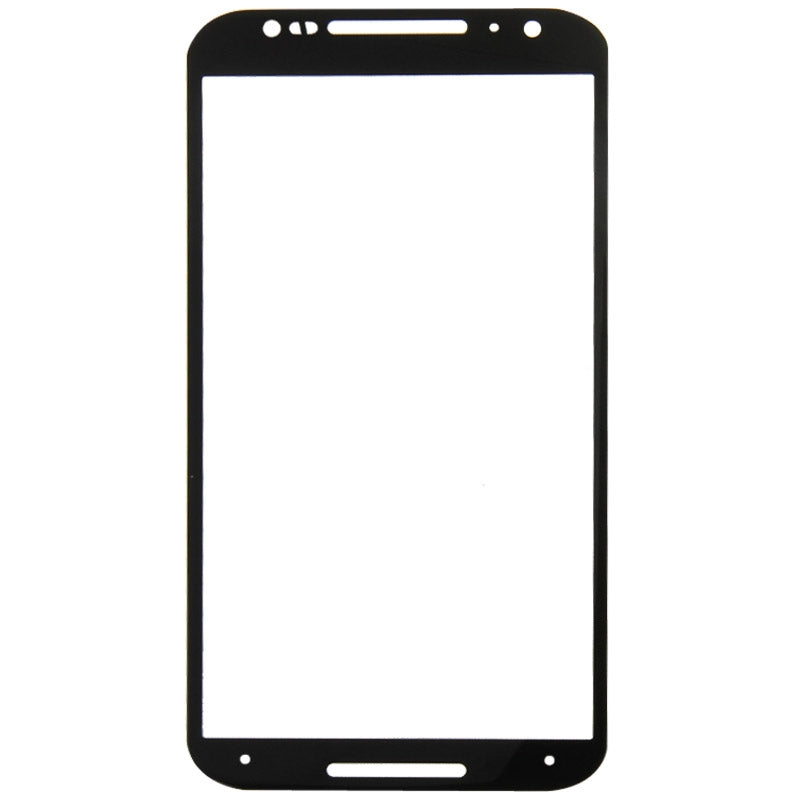 Front Screen Outer Glass Lens for Motorola Moto X (2nd Gen) / XT1095(Black)