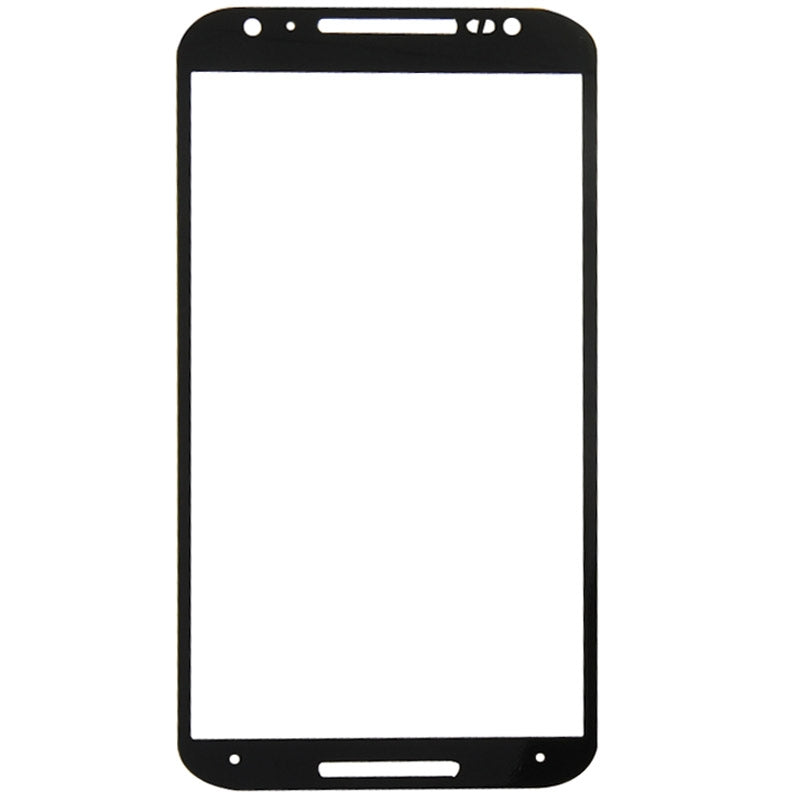 Front Screen Outer Glass Lens for Motorola Moto X (2nd Gen) / XT1095(Black)