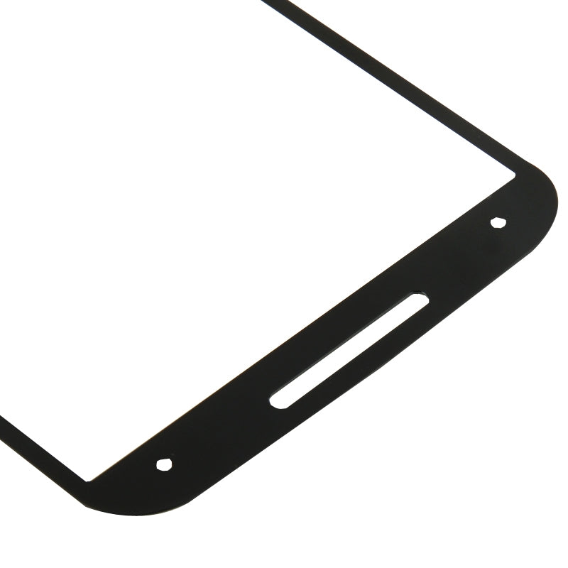 Front Screen Outer Glass Lens for Motorola Moto X (2nd Gen) / XT1095(Black)