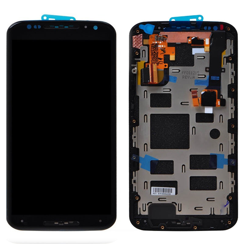 OEM LCD Screen for Motorola Moto X2 / XT1092 / XT1095 / XT1096 / XT1097 Digitizer Full Assembly with Frame(Black)