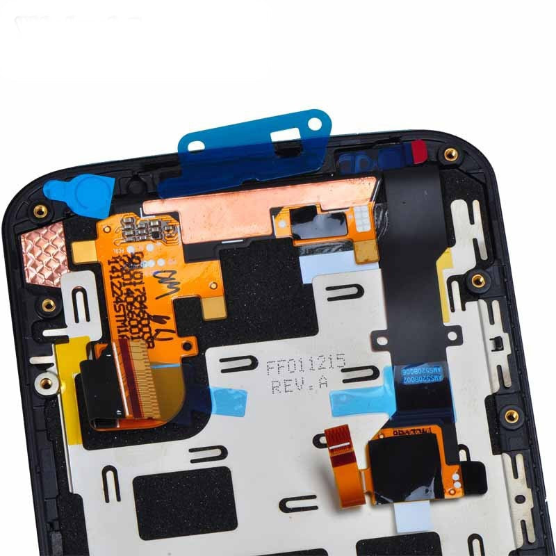 OEM LCD Screen for Motorola Moto X2 / XT1092 / XT1095 / XT1096 / XT1097 Digitizer Full Assembly with Frame(Black)
