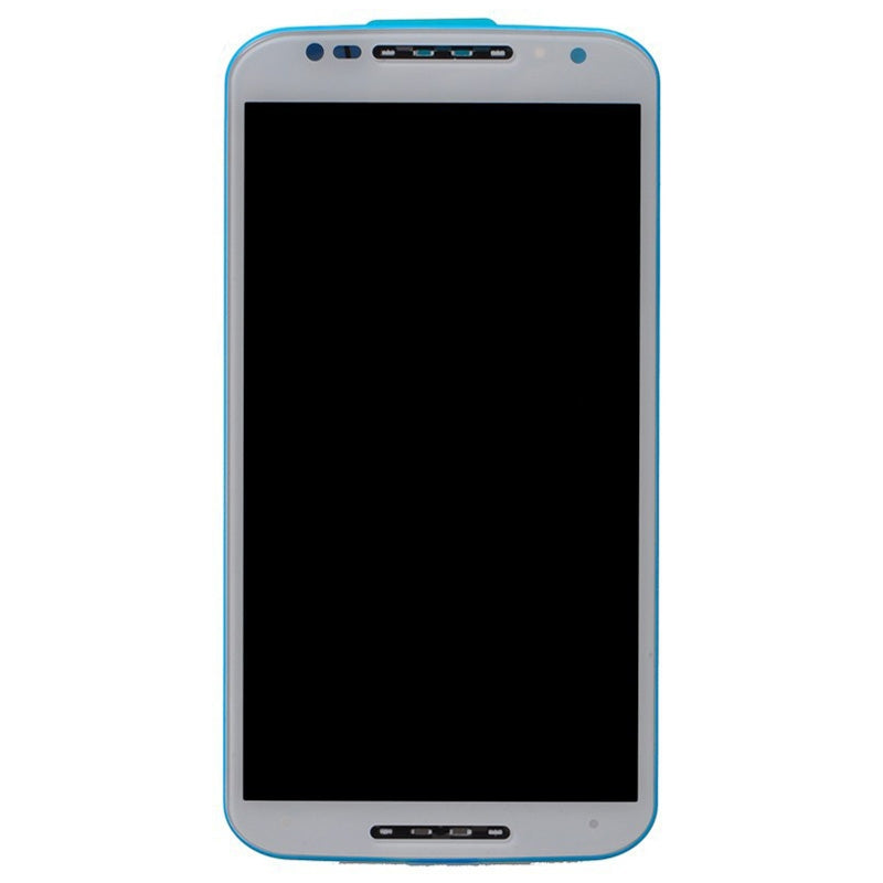 OEM LCD Screen for Motorola Moto X2 / XT1092 / XT1095 / XT1096 / XT1097 Digitizer Full Assembly with Frame(White)