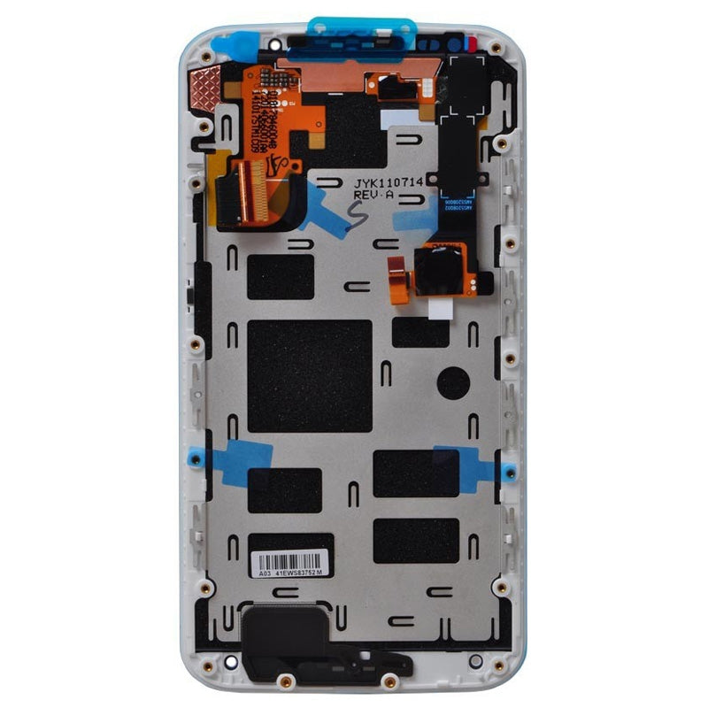 OEM LCD Screen for Motorola Moto X2 / XT1092 / XT1095 / XT1096 / XT1097 Digitizer Full Assembly with Frame(White)