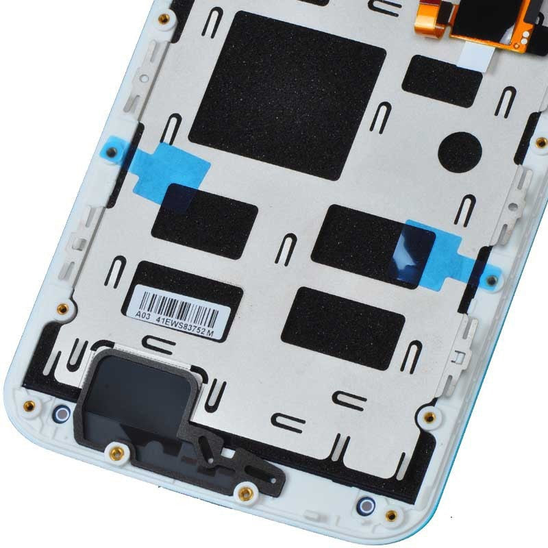 OEM LCD Screen for Motorola Moto X2 / XT1092 / XT1095 / XT1096 / XT1097 Digitizer Full Assembly with Frame(White)