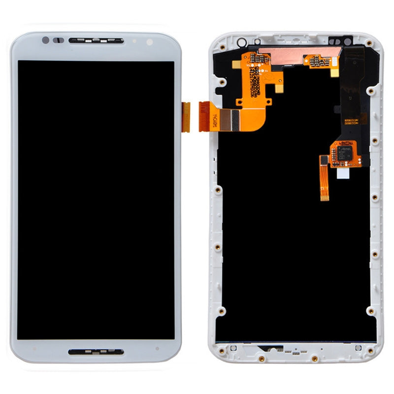 OEM LCD Screen for Motorola Moto X2 / XT1092 / XT1095 / XT1096 with Digitizer Full Assembly(White)