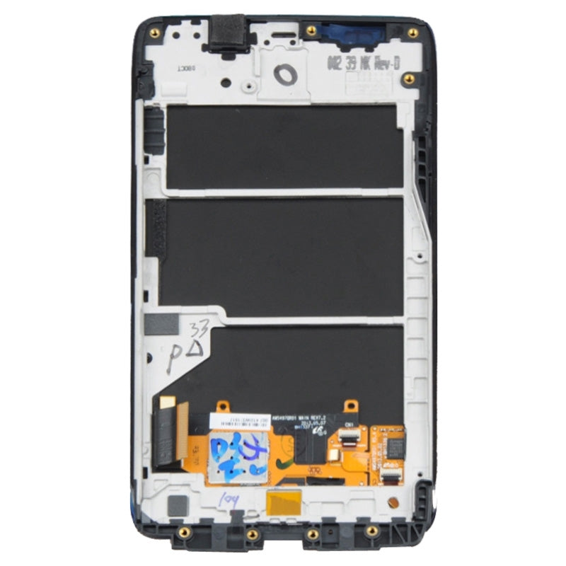 OEM LCD Screen for Motorola Droid Ultra / XT1080 Digitizer Full Assembly with Frame(Black)