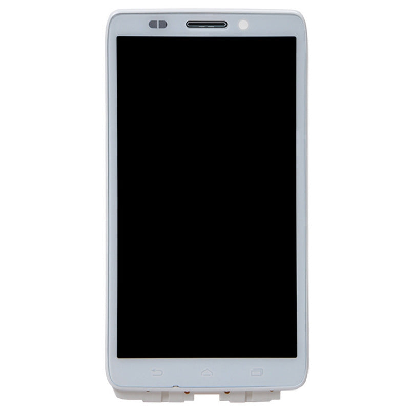 OEM LCD Screen for Motorola Droid Ultra / XT1080 Digitizer Full Assembly with Frame(White)