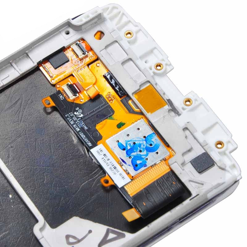 OEM LCD Screen for Motorola Droid Ultra / XT1080 Digitizer Full Assembly with Frame(White)
