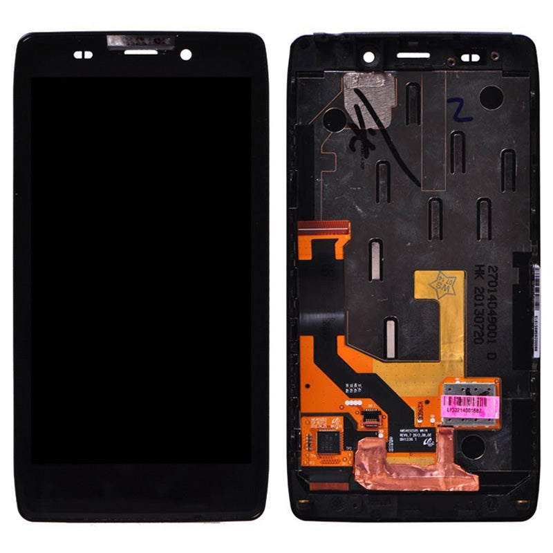 OEM LCD Screen for Motorola Droid Razr HD / XT926 / XT925 Digitizer Full Assembly with Frame(Black)