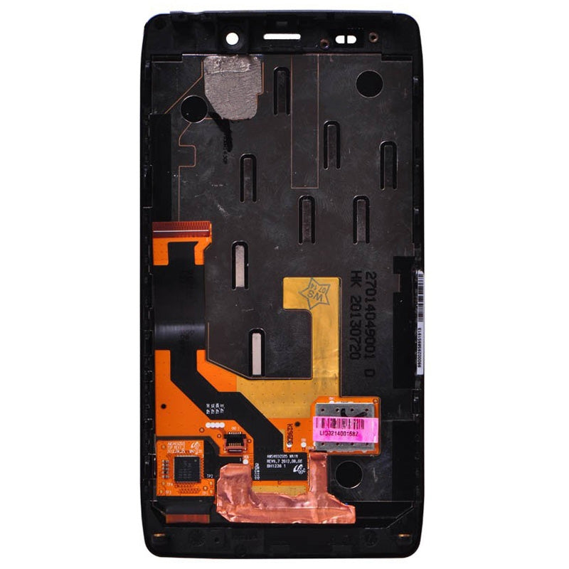 OEM LCD Screen for Motorola Droid Razr HD / XT926 / XT925 Digitizer Full Assembly with Frame(Black)