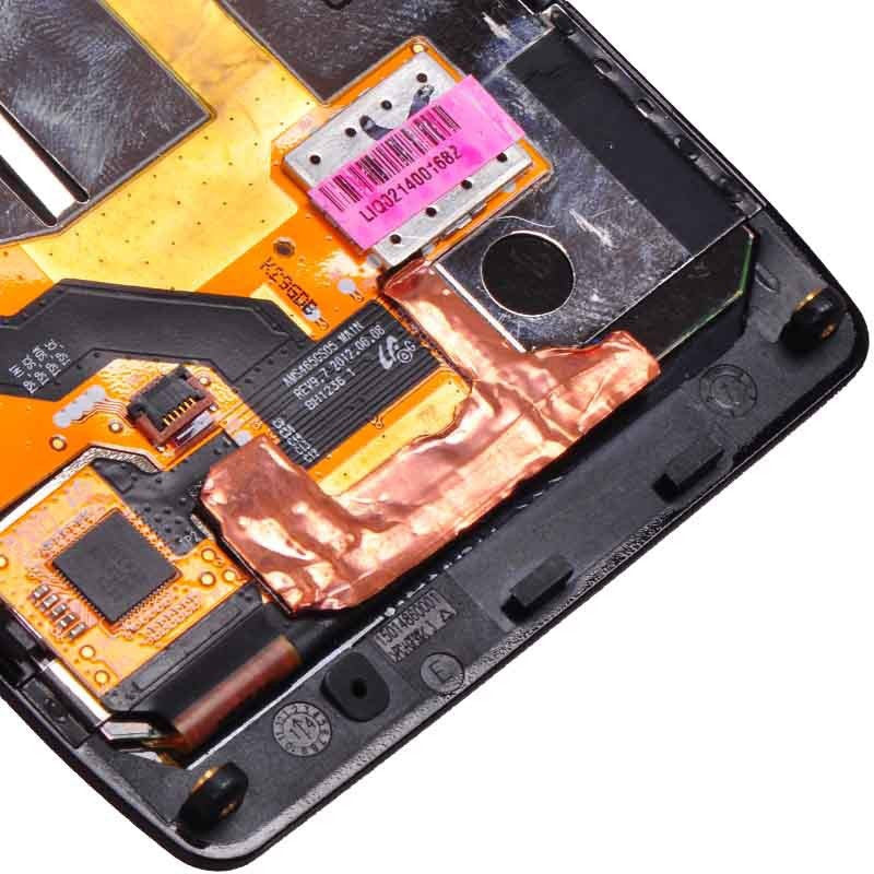 OEM LCD Screen for Motorola Droid Razr HD / XT926 / XT925 Digitizer Full Assembly with Frame(Black)