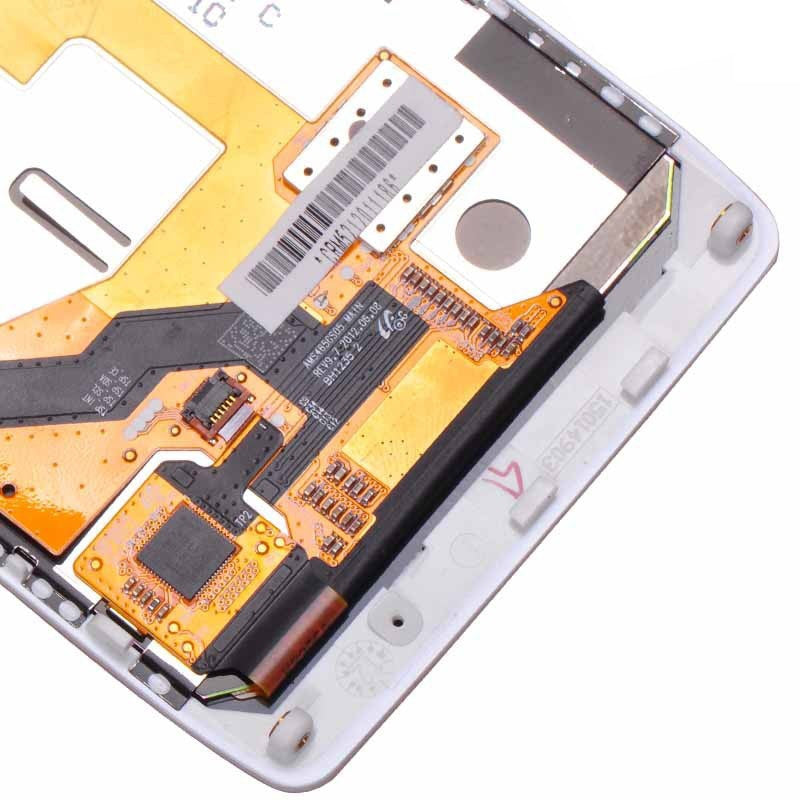 OEM LCD Screen for Motorola Droid Razr HD / XT926 / XT925 Digitizer Full Assembly with Frame(White)