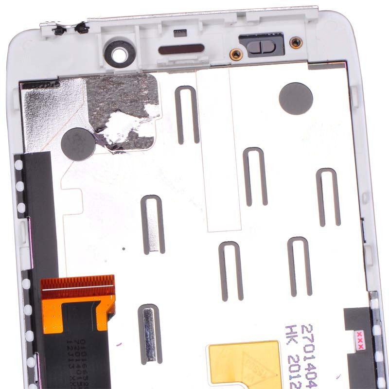 OEM LCD Screen for Motorola Droid Razr HD / XT926 / XT925 Digitizer Full Assembly with Frame(White)
