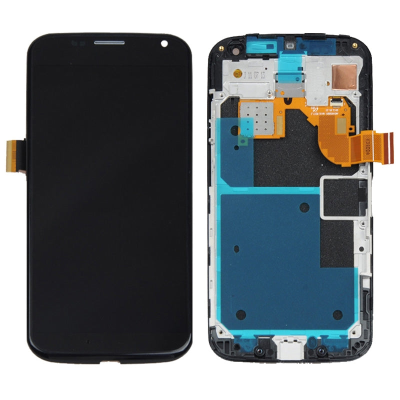 OEM LCD Screen for Motorola Moto X / XT1050 / XT1052 / XT1055 / XT1058 / XT1060 Digitizer Full Assembly with Frame(Black)