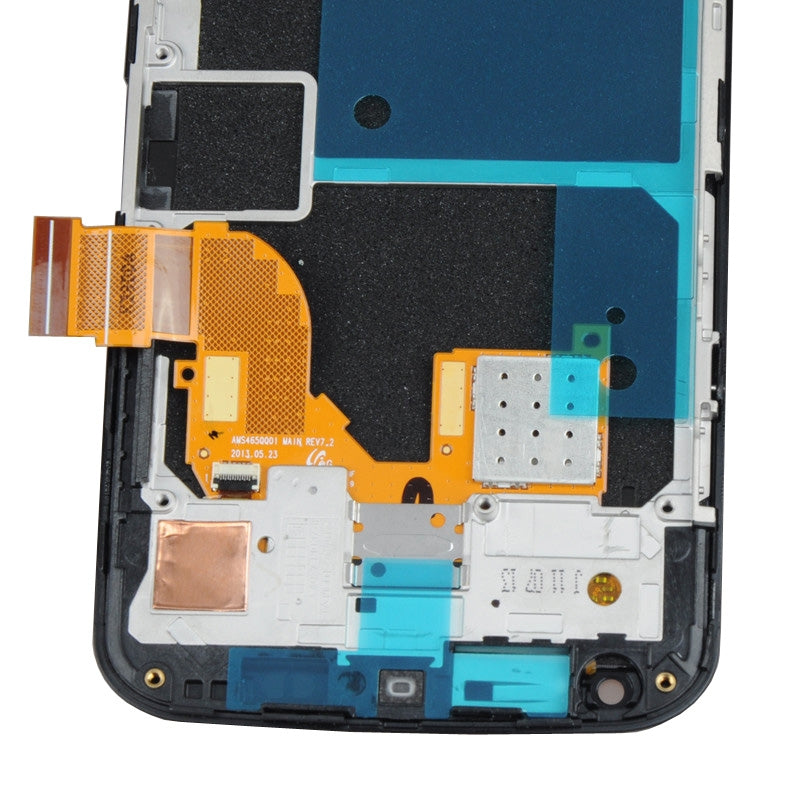 OEM LCD Screen for Motorola Moto X / XT1050 / XT1052 / XT1055 / XT1058 / XT1060 Digitizer Full Assembly with Frame(Black)