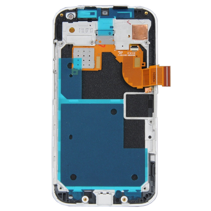OEM LCD Screen for Motorola Moto X / XT1050 / XT1052 / XT1055 / XT1058 / XT1060 Digitizer Full Assembly with Frame(White)