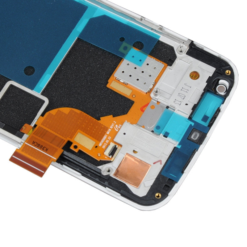 OEM LCD Screen for Motorola Moto X / XT1050 / XT1052 / XT1055 / XT1058 / XT1060 Digitizer Full Assembly with Frame(White)