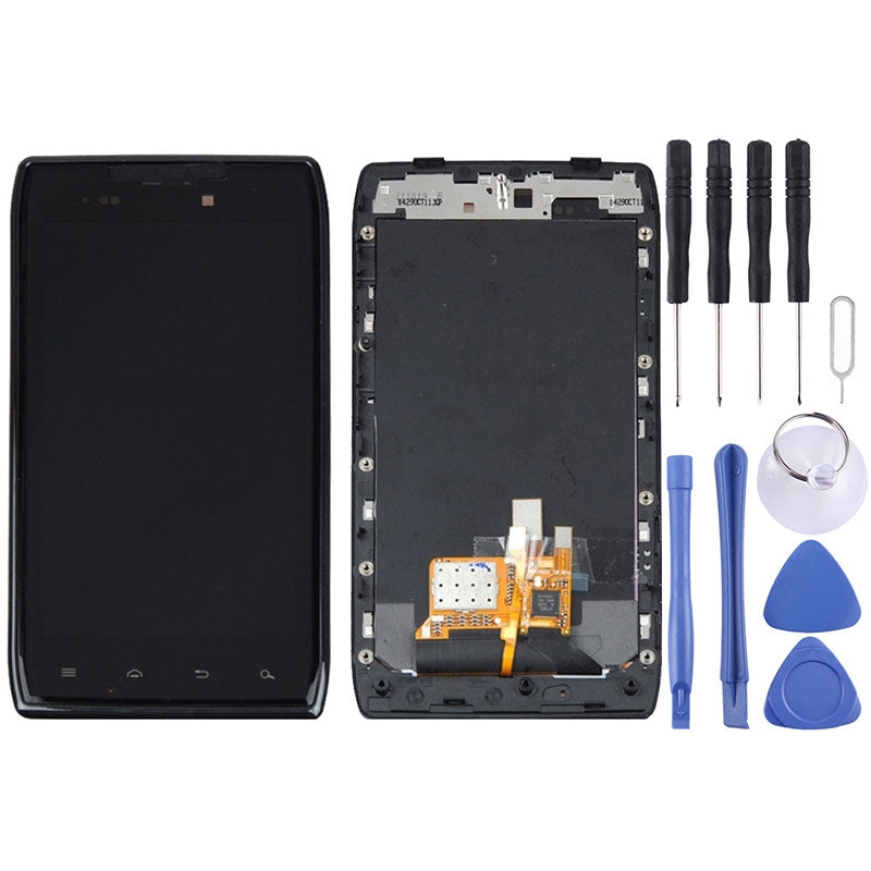 OEM LCD Screen for Motorola Droid Razr / XT910 / XT912 Digitizer Full Assembly with Frame(Black)