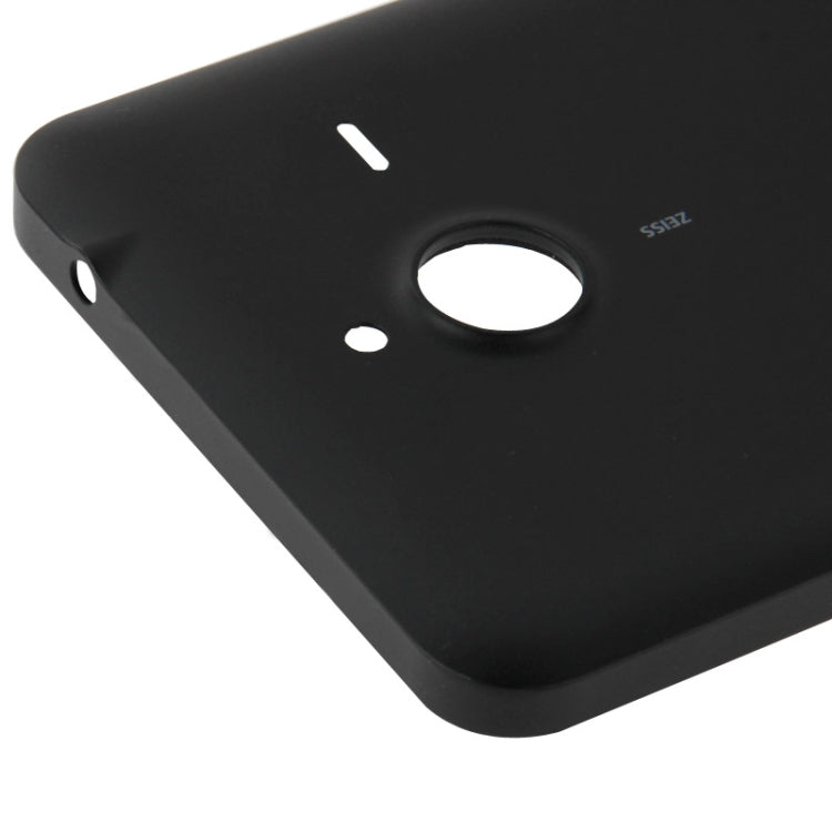 Frosted Surface Plastic Back Housing Cover for Microsoft Lumia 640XL(Black)