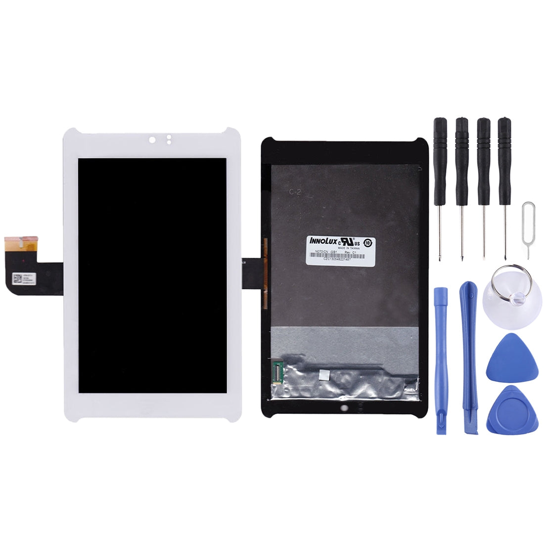 OEM LCD Screen for Asus Fonepad 7 LTE / ME372CL / ME7230CL with Digitizer Full Assembly (White)