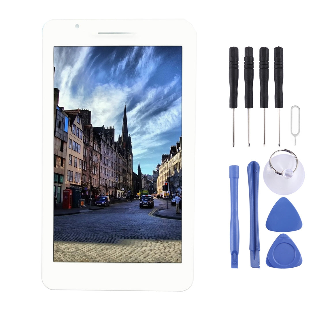 OEM LCD Screen for Asus Fonepad 7 / FE171 with Digitizer Full Assembly (White)