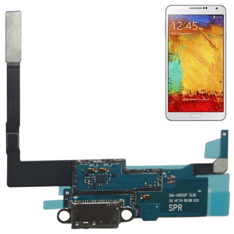 For Galaxy Note III / N900P Original Tail Plug Flex Cable