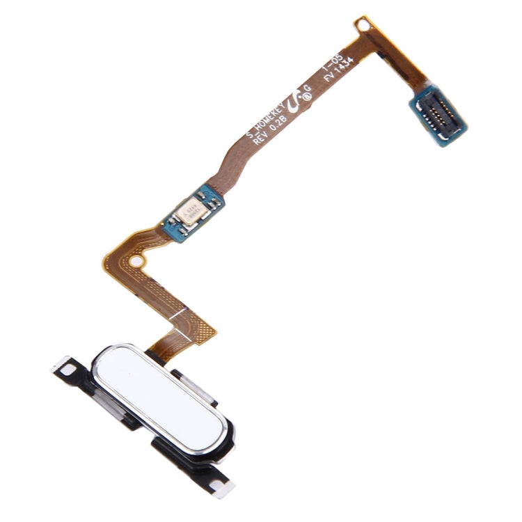 For Galaxy Alpha / G850F Home Button with Flex Cable(White)