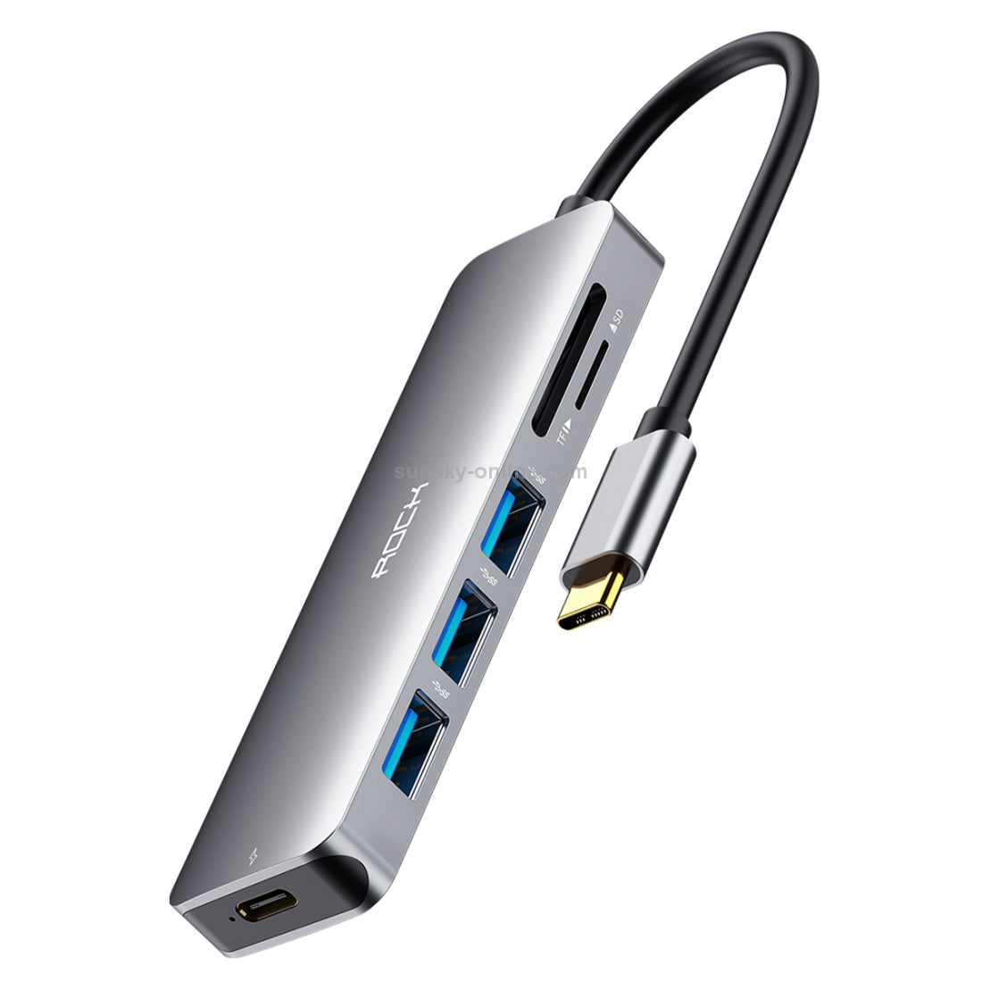 Rock Type-C to USB3+TF SD+PD Adapter Cable