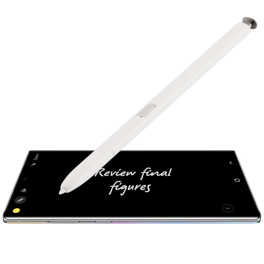 Capacitive Touch Screen Stylus Pen for Galaxy Note20 / 20 Ultra / Note 10 / Note 10 Plus(White)