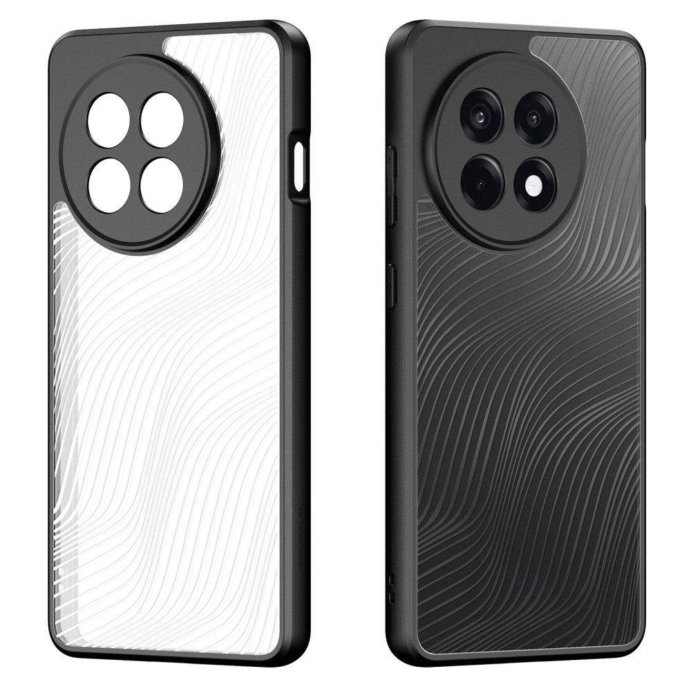 For OnePlus Ace 5 Pro 5G / OnePlus 13R 5G / OnePlus Ace 5 5G Case DUX DUCIS Aimo Series TPU+PC Matte Drop-proof Phone Cover (REACH Certification) - Black
