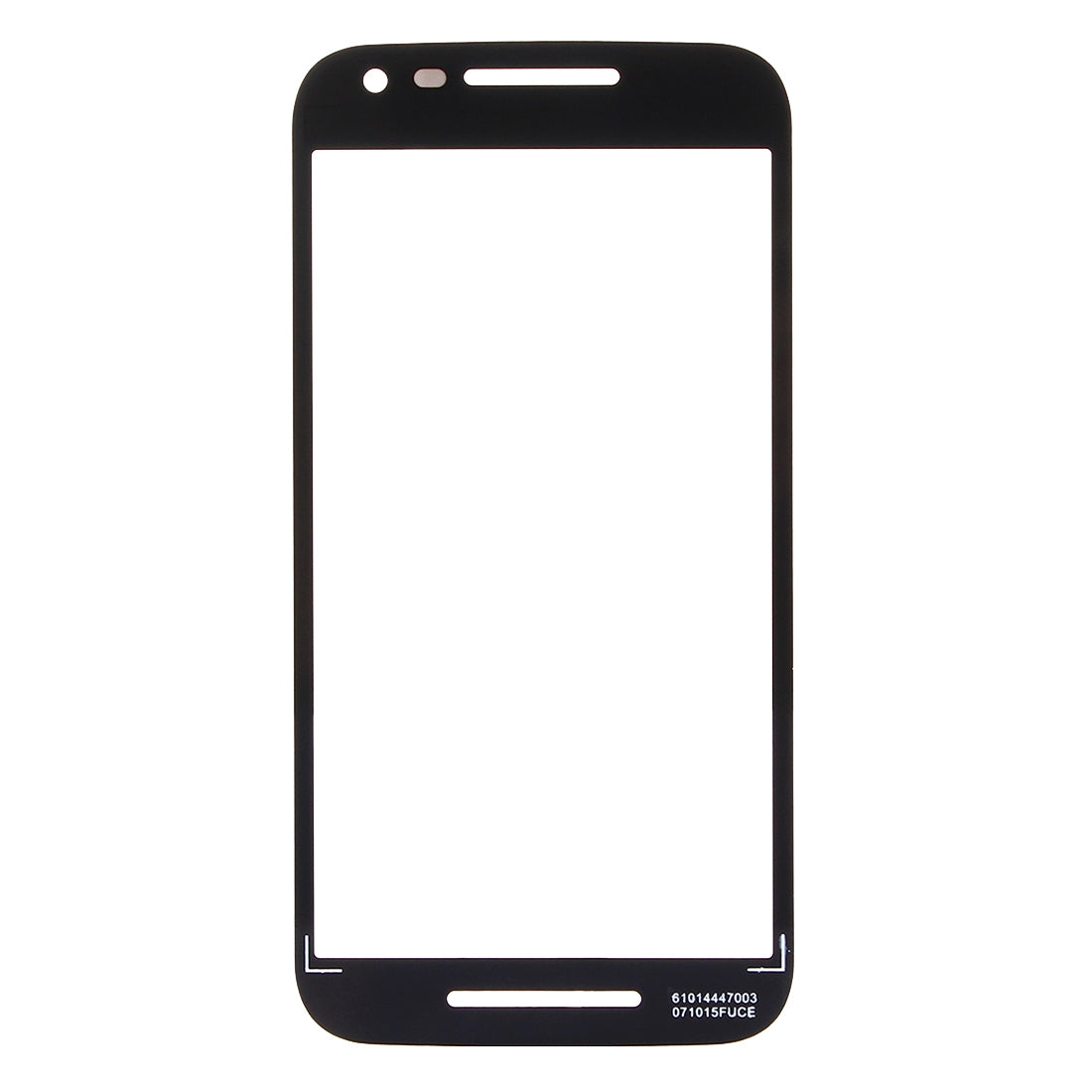 Front Screen Outer Glass Lens for Motorola Moto G (3rd gen)(Black)