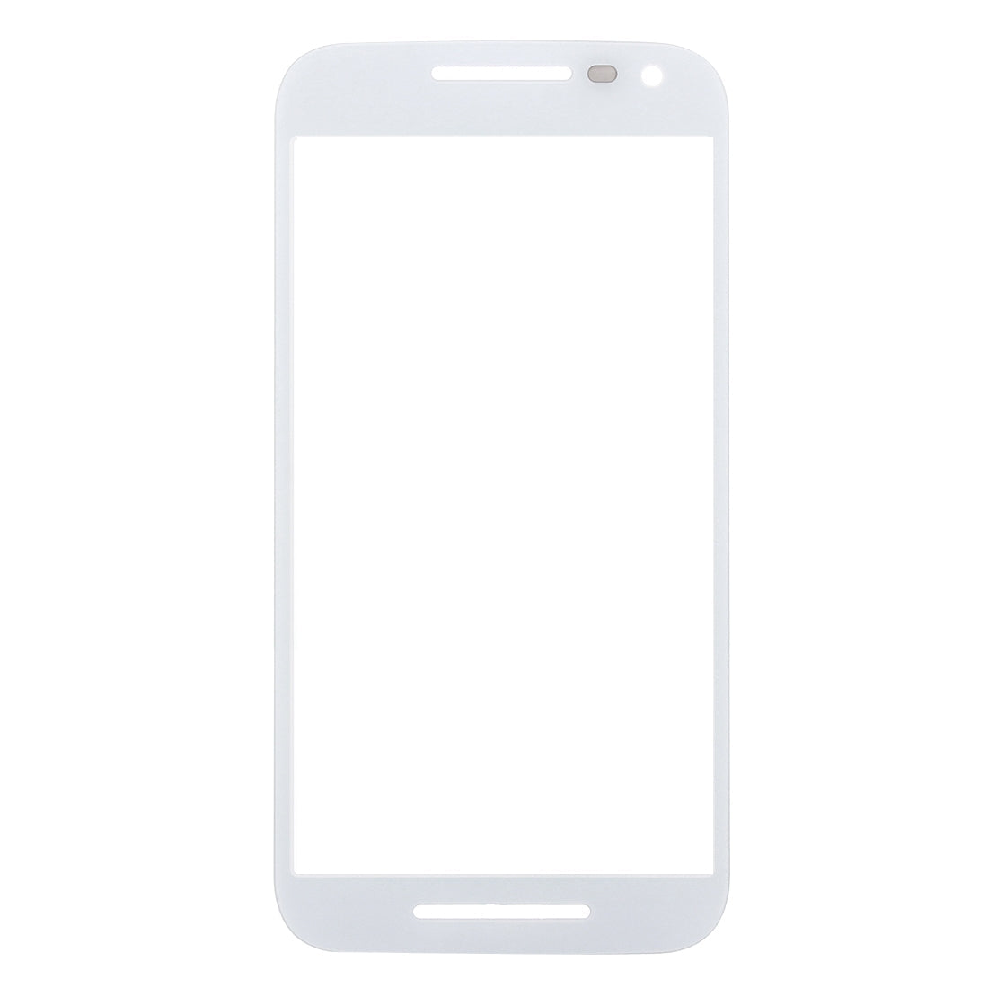 Front Screen Outer Glass Lens for Motorola Moto G (3rd gen)(White)