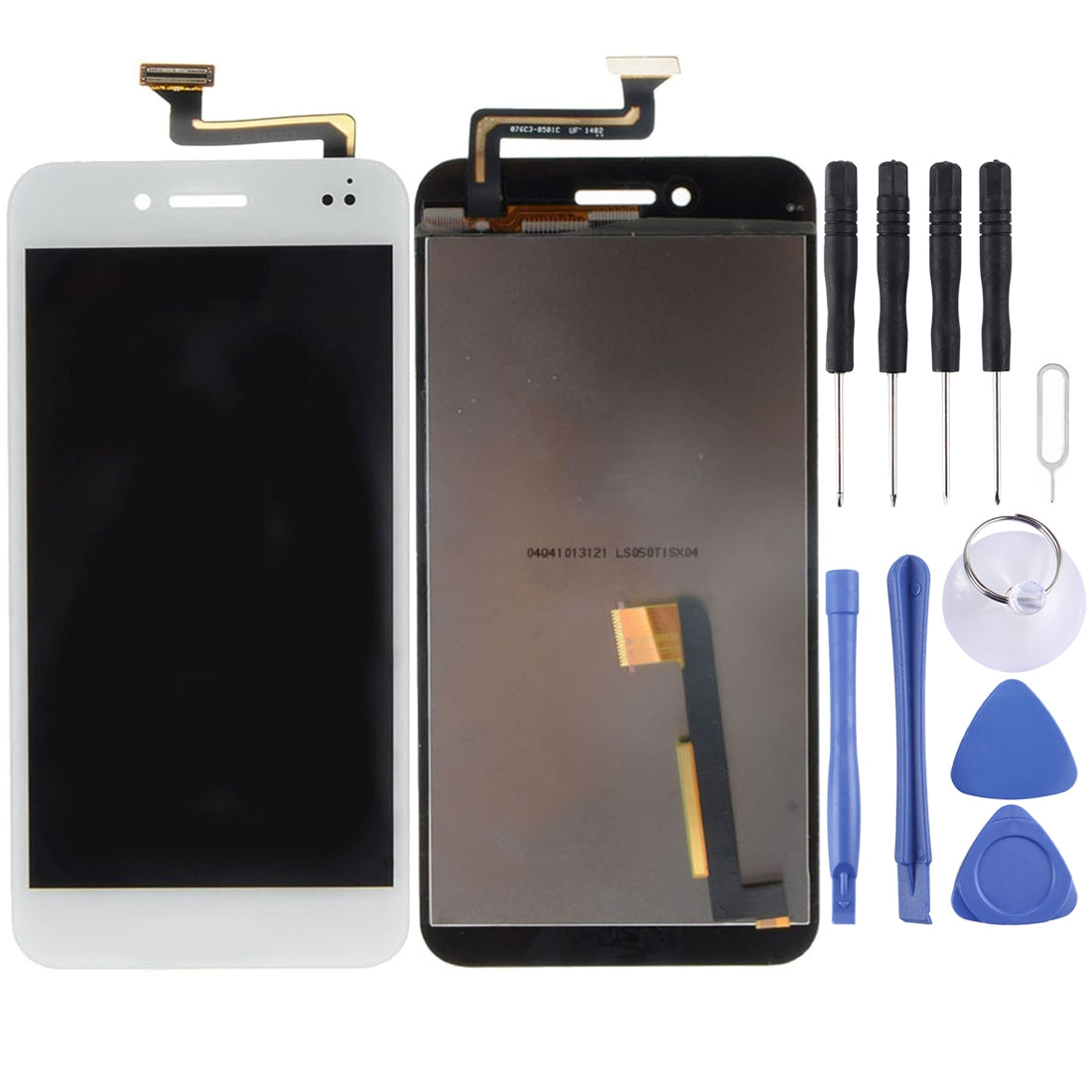 OEM LCD Screen for Asus PadFone S PF500KL / PF-500KL / PF500 / T00N with Digitizer Full Assembly (White)