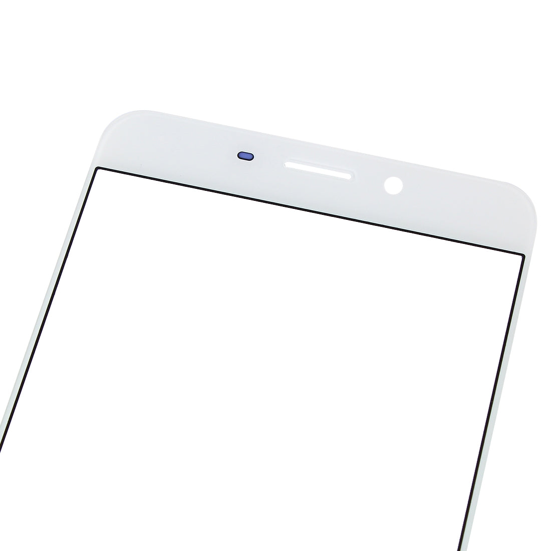 For OPPO R9 Plus Front Screen Outer Glass Lens (White)