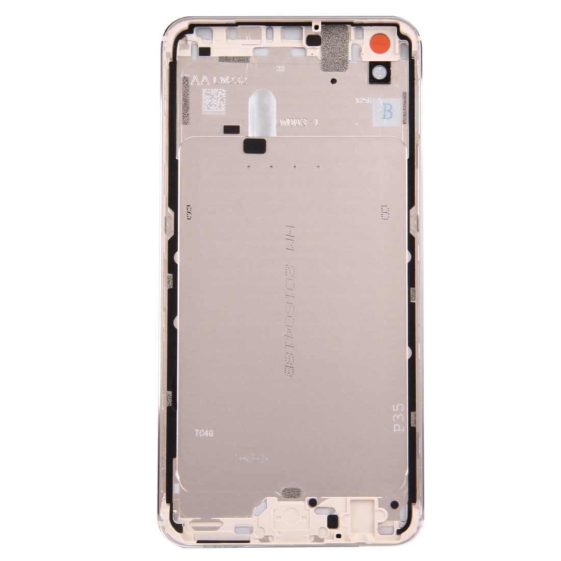 For OPPO R9 Plus Battery Back Cover (Gold)