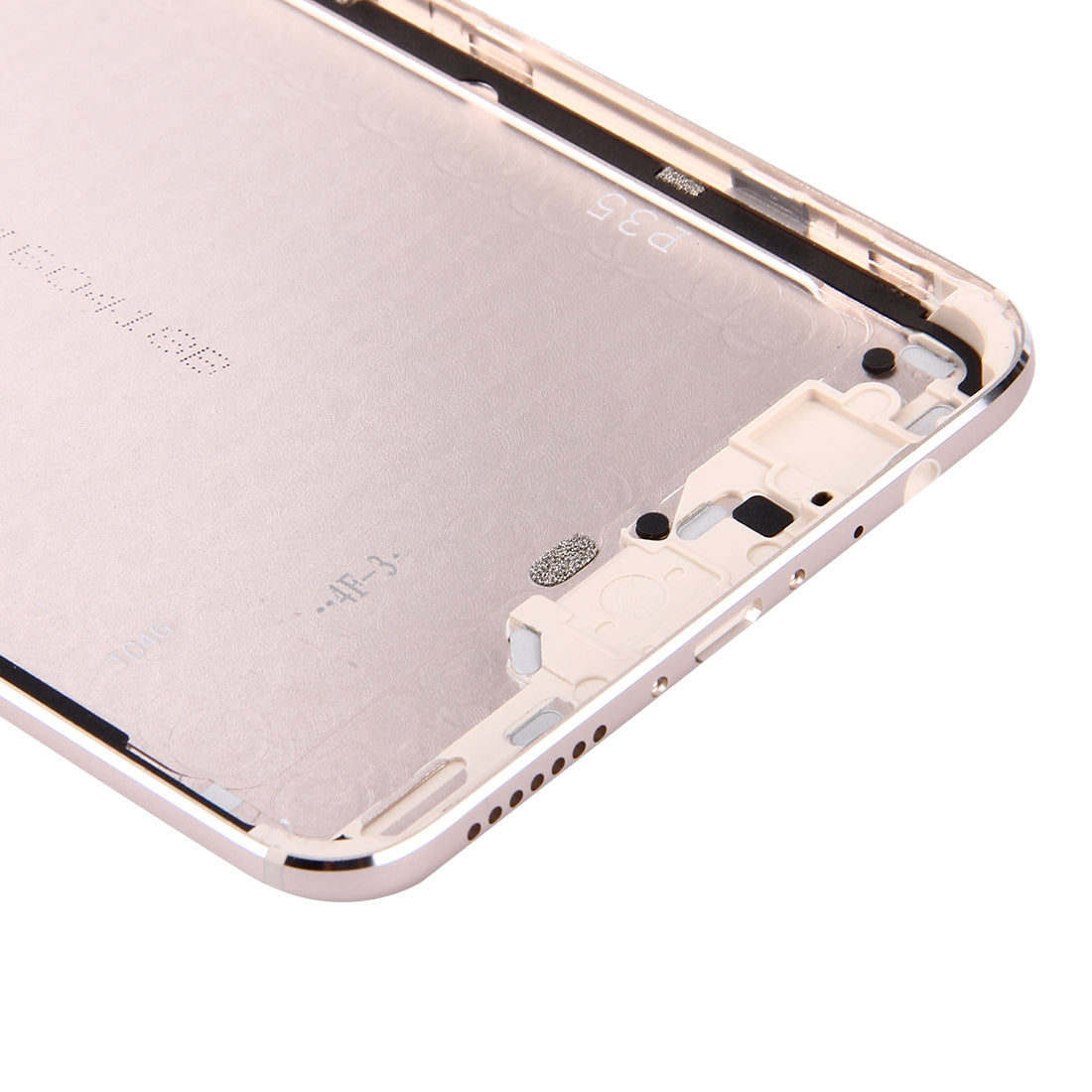 For OPPO R9 Plus Battery Back Cover + Front Housing LCD Frame Bezel Plate (Gold)