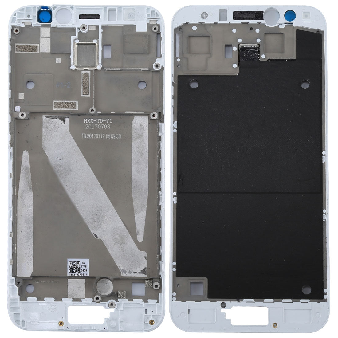 for Asus ZenFone 4 Selfie Pro ZD552KL Front Housing LCD Frame Bezel Plate(White)