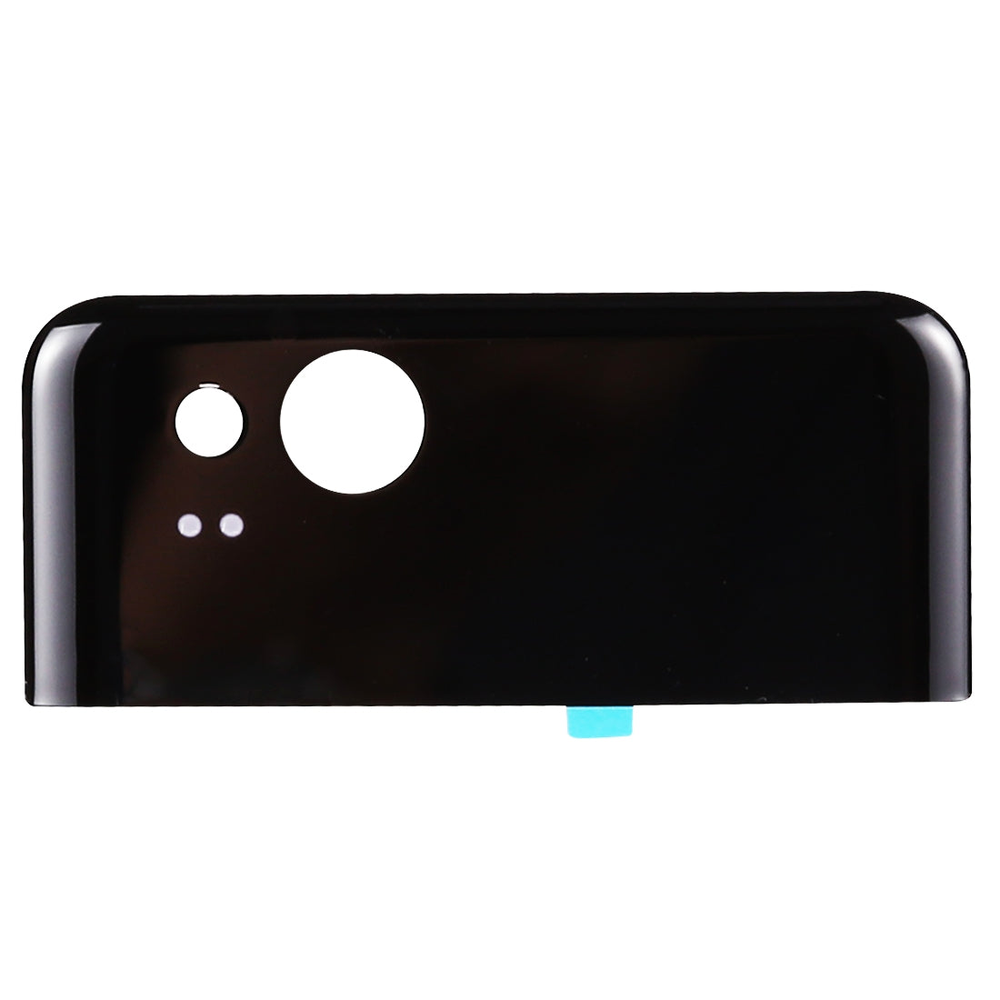Google Pixel 2 Back Cover Top Glass Lens Cover(Black)